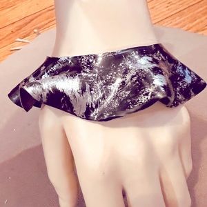 Handmade unique vinyl record cuff/bracelet